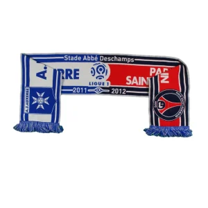 Echarpe de foot rétro AJ Auxerre - Paris Saint-Germain 2011-2012